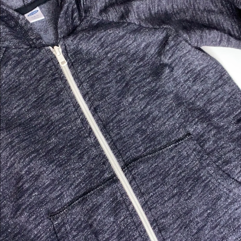 Old Navy Kids Small Hooded Cotton Zip Up sweatshirt
